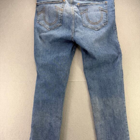 True Religion Women’s Stella Light Blue Skinny Jeans Size 32 - Picture 7 of 16